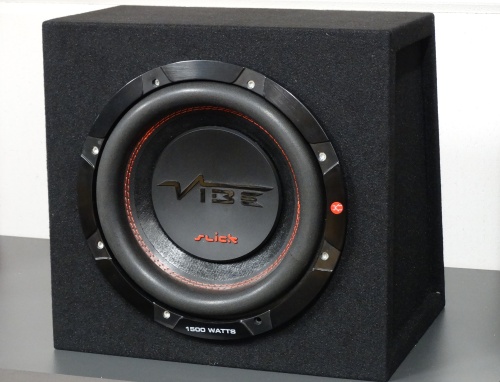 VIBE Slick10D2 Subwoofer + Kist *SPARE-PARTS*